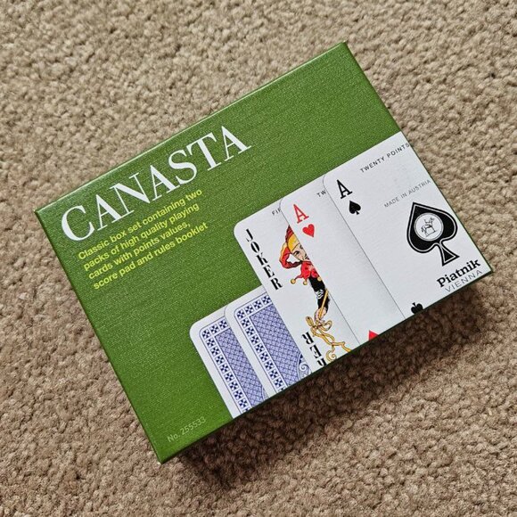 Piatnik Canasta Card Game‎ - NEW - Picture 1 of 7